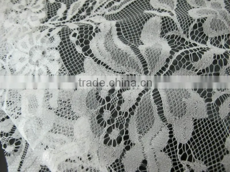 nylon lace fabric for bra wholesale/nylon spandex lace fabric-APN4066
