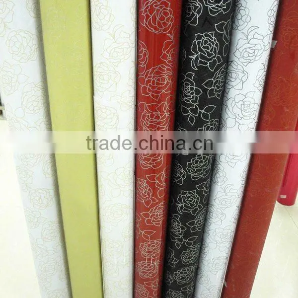 Self-adhesive pvc decoration film for wall panel