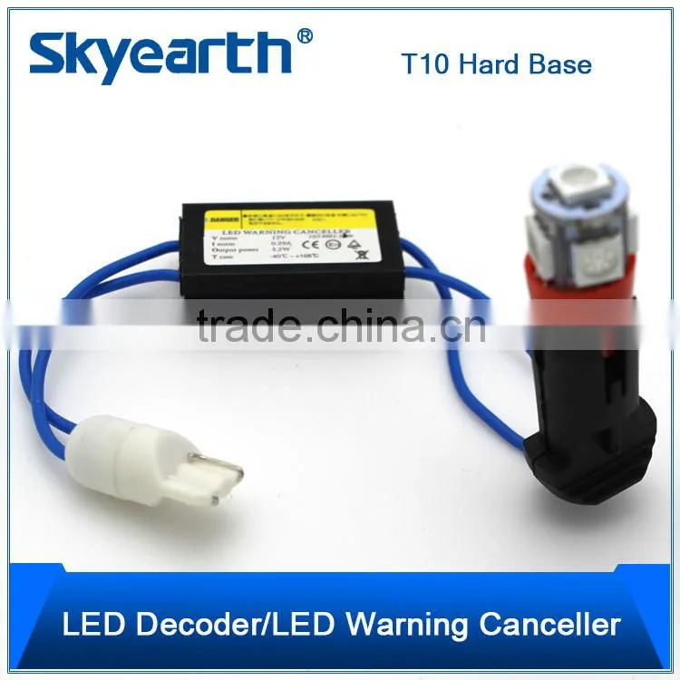 led error canceller t10/ba9s/ba15s hard/soft base