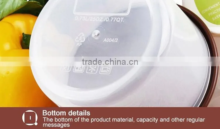 Plastic food candy jar/container 730ml