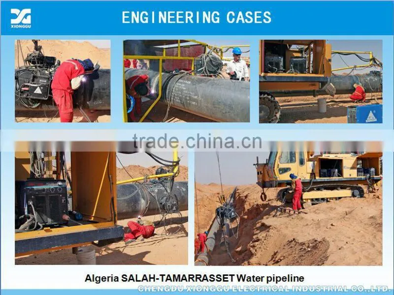 D7-500(N) IGBT Inverter pipeline multi-process welding machine with wire feeder and welding torch