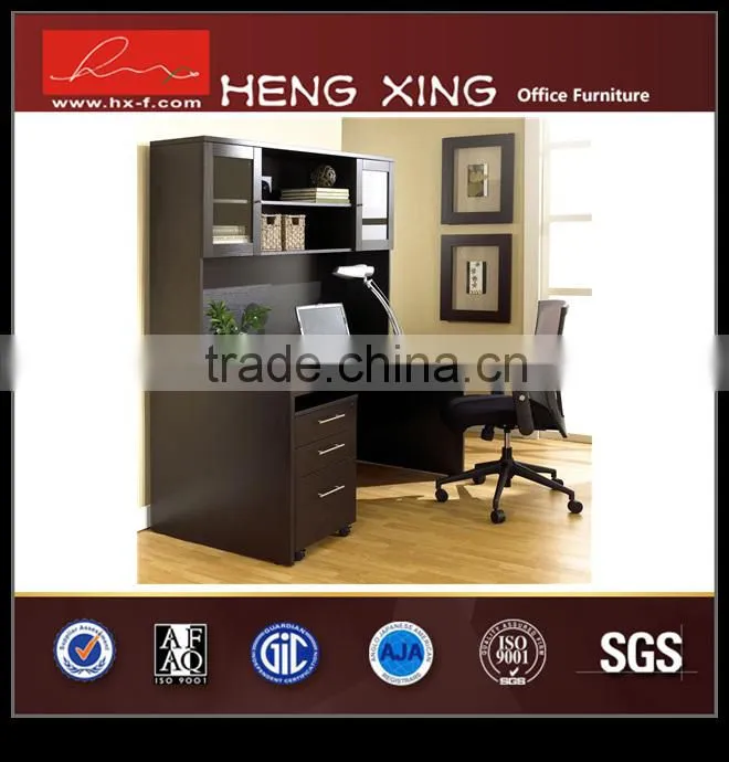 cheap bookcase with desk/bookcase with study table N00035