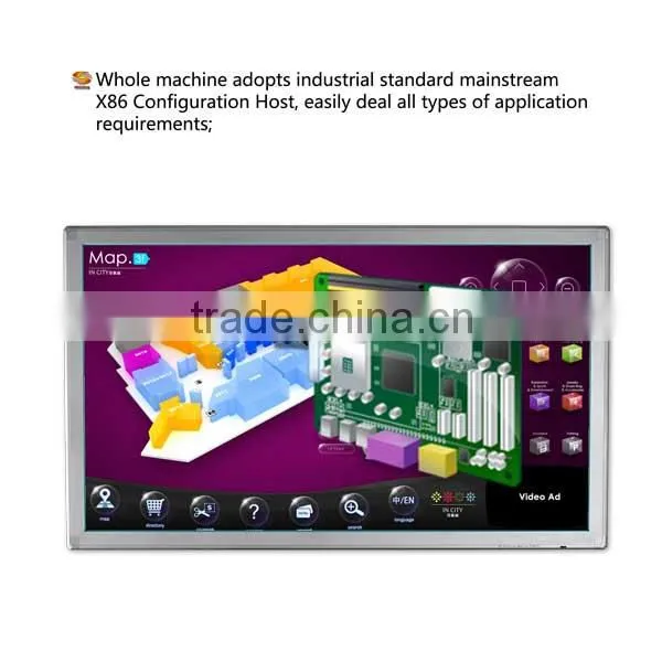 55 inch led touch screen monitor lcd promotional display monitor