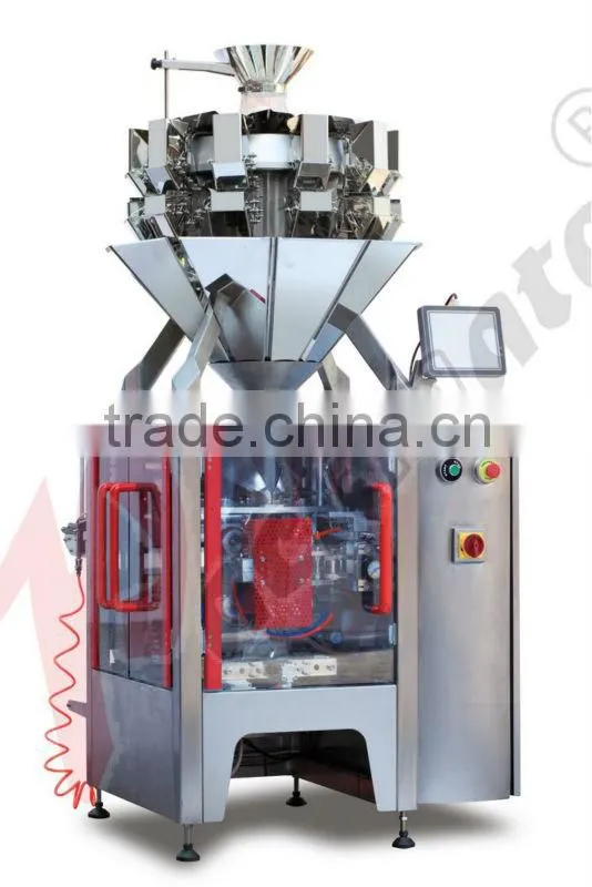 Almond weighing and packaging machine