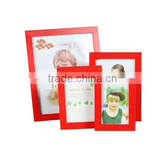 Wooden photo frame with various style shap