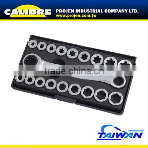 CALIBRE Auto Repair 19pc Ratchet Spanner Set