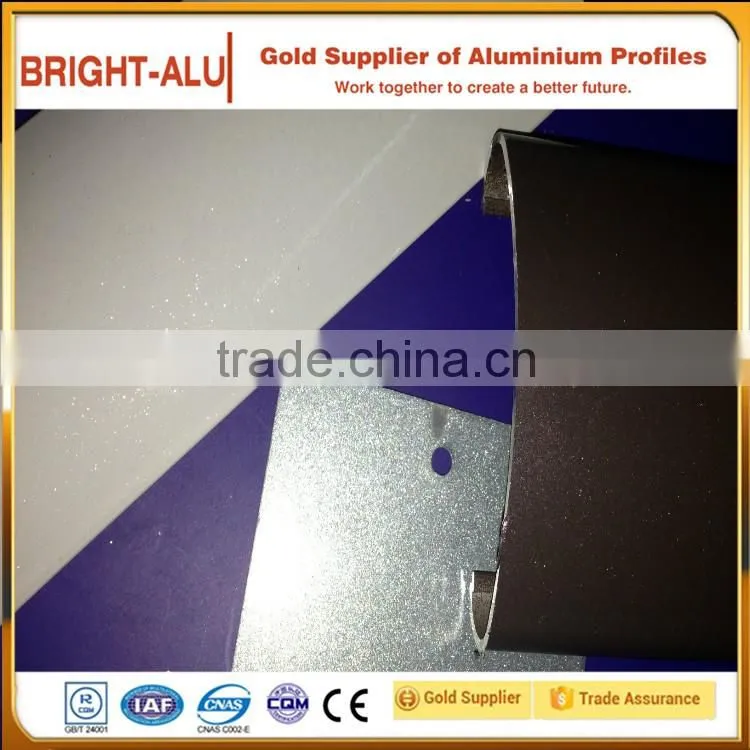Customized powder injection for different industrial aluminum profile