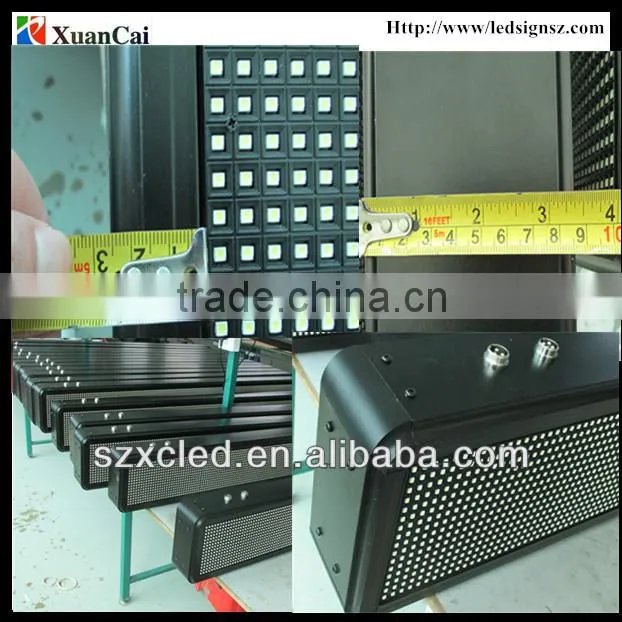 P7.62_ 16 X 192 LED moving message two lines display sign