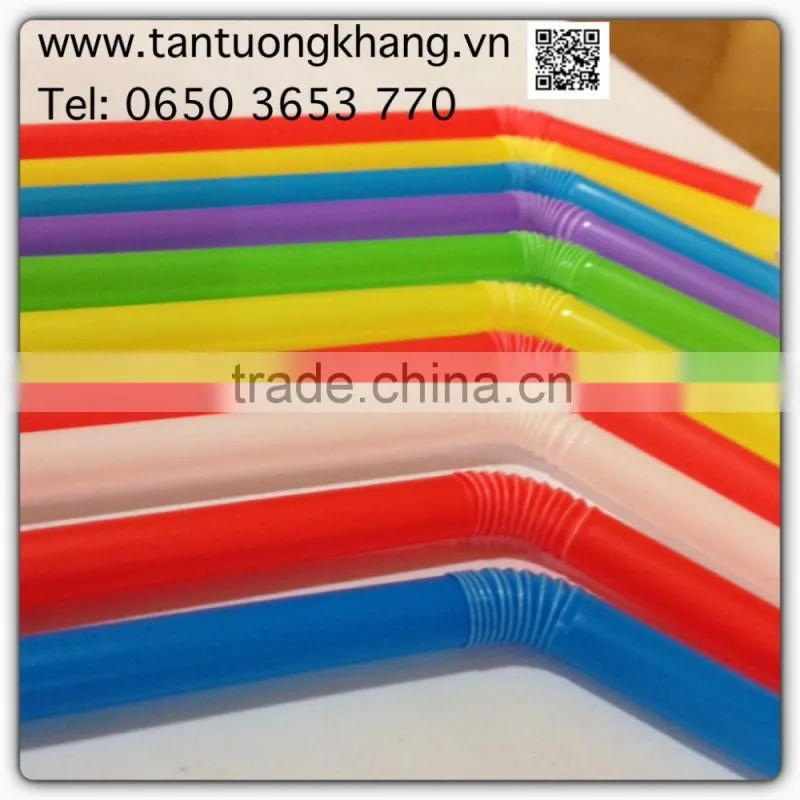 SEDEX, WCA INTERTEK Audited Flexible Drinking Straw, Packaging Upon Customer's Request