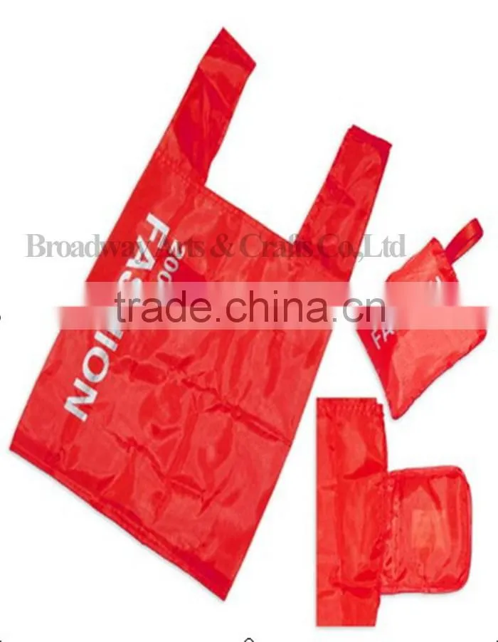 Environmental Cheap Promotional Foldable polyester Bag