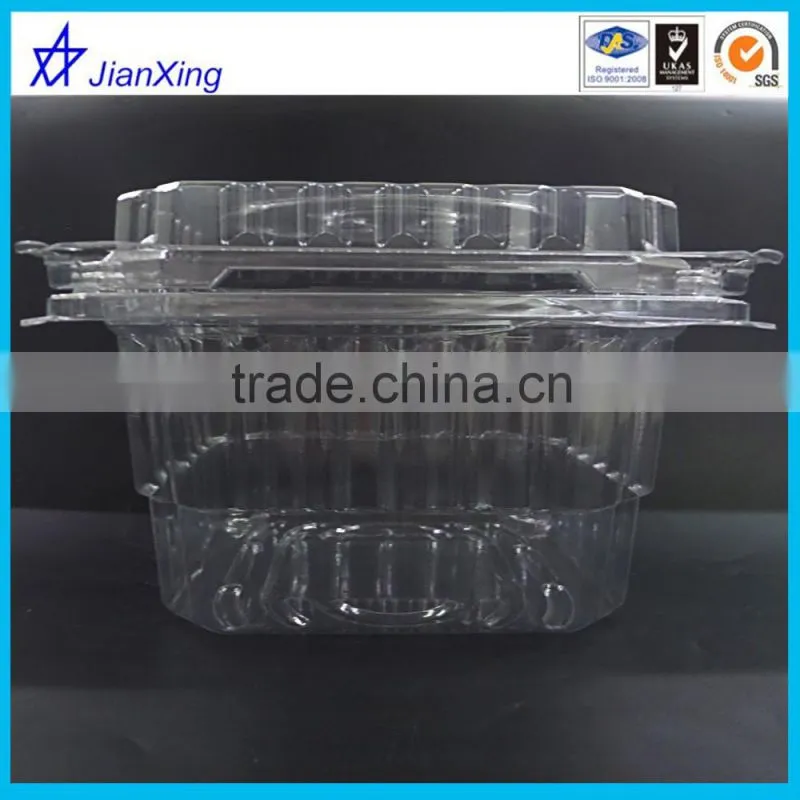 Disposable Plastic Clamshell Hot Dog Food Container Packaging