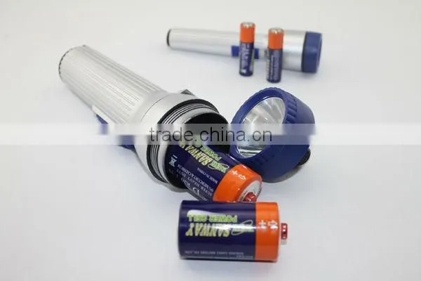 2er taschen lampen set flashlight bat