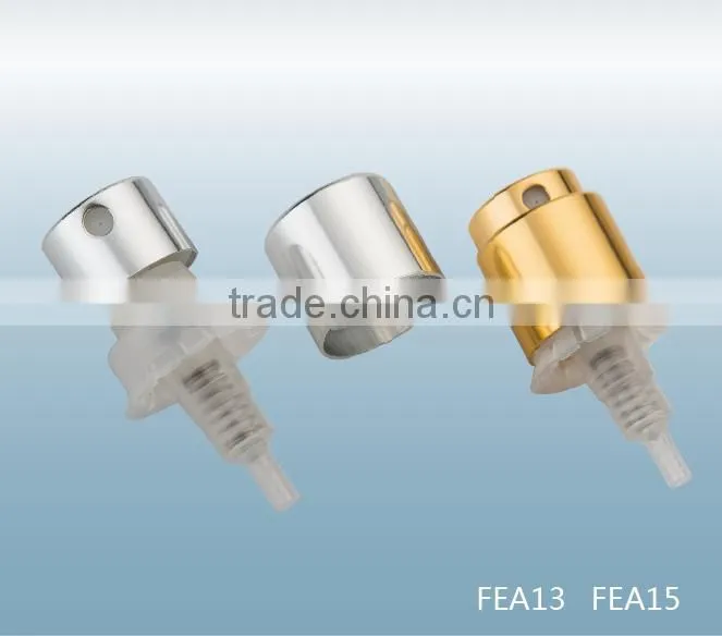 mist sprayer pump with aluminium collar for perfume