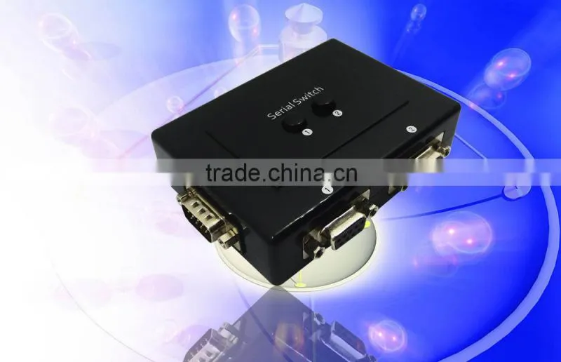 Serial port manual Share switch 2 Port RS232 Switch for printer and scanner business
