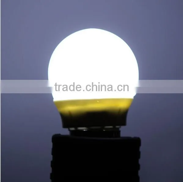 220V E27 2W LED Bubble Ball Bulb Energy Saving Light Globe Lamp 140LM