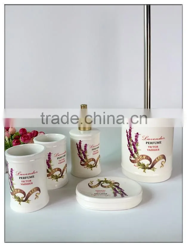 New Decal Ceramic Bathroom Accessories