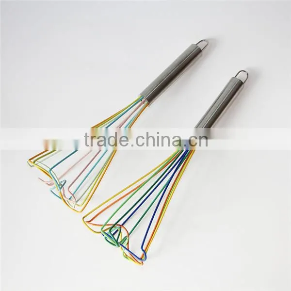 Hot sale new design silicone coated whisk