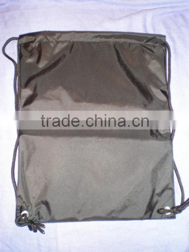 Drawstring Backpack Gym Bag Soccer Shoes Cleats Black Sack Gym Shoe Bag