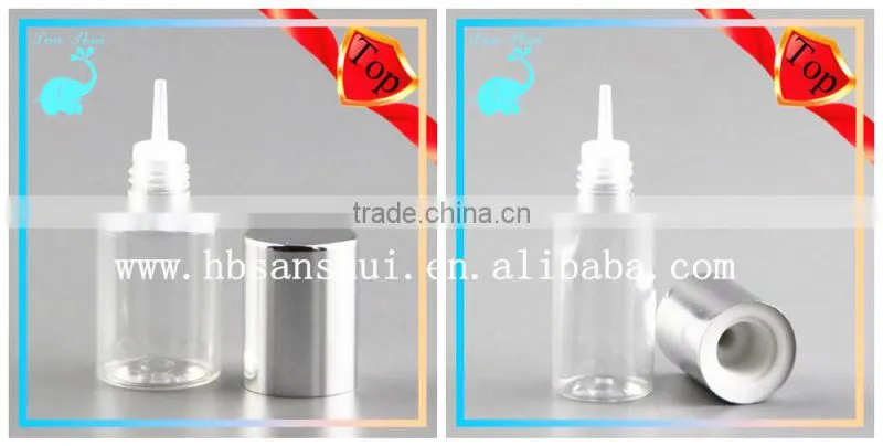 empty cosmetic bottle empty plastic bottle 30ml with pointed mouth cap china plastic bottle cap manufacturer