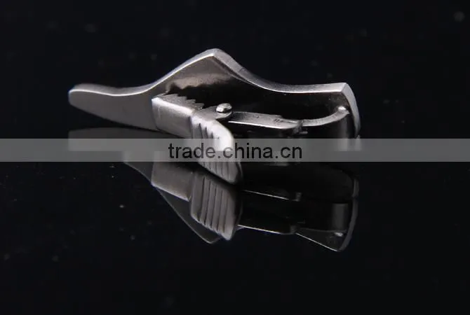 Wholesale leather shoes tie bar shoe tie clip