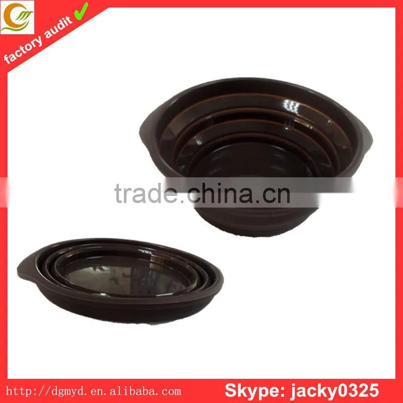 2015 hot sale Collapsible silicon Pet Bowls Dog Bowls