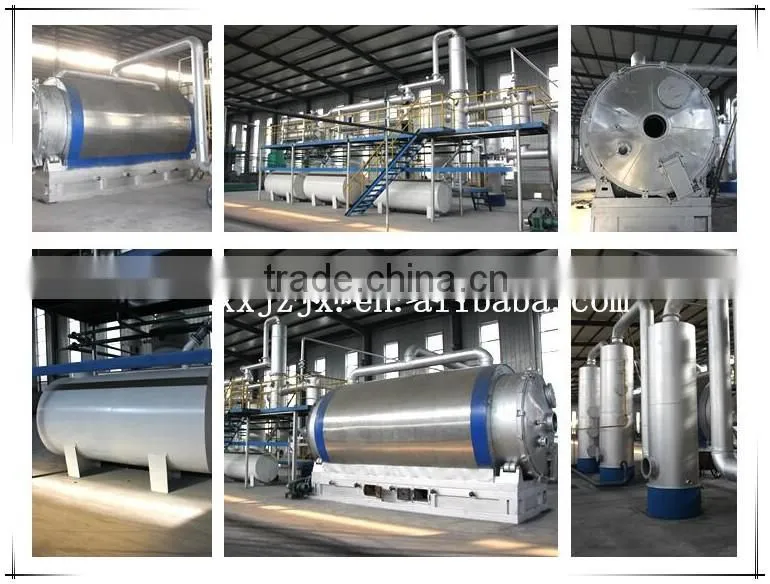 Waste tyre pyrolysis machine to oil with high profitable