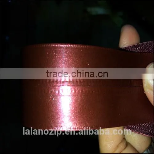 wholesale zippers in rose wine color for fashion dress with OEKO-TEX CARTIFIED