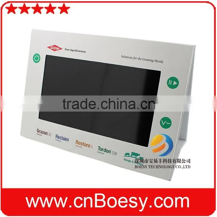 Magnet Switch Book With Video Screen Digital Video Brochure digital video book