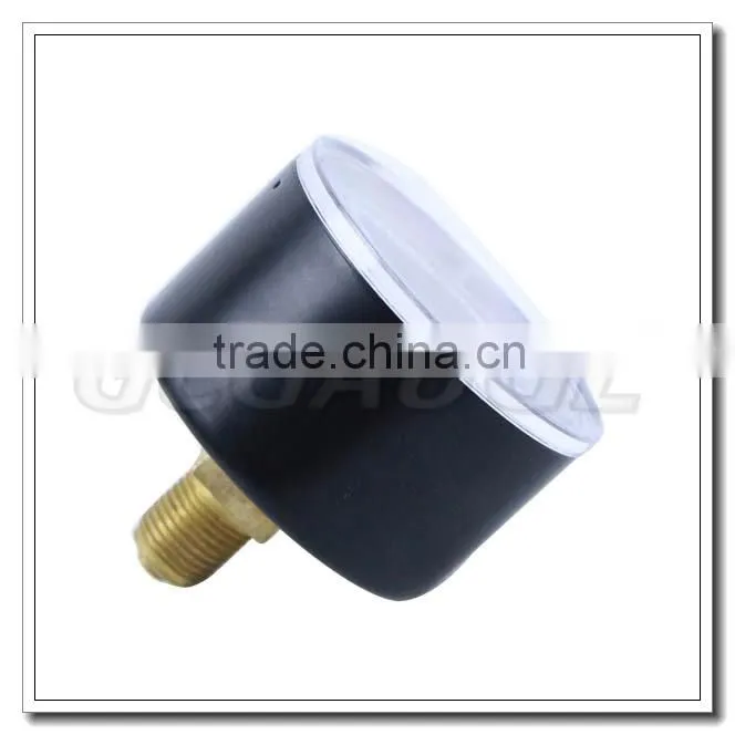 High Quality black steel center back 38 mm dia vacuum guages