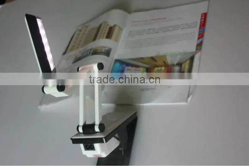 2016 new clip rechargeable book lamp led