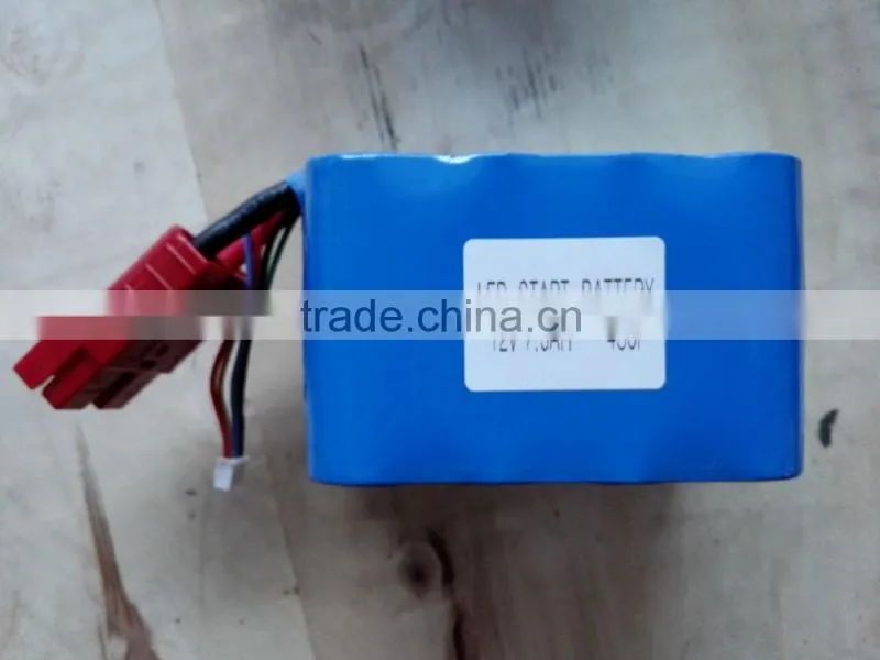 12V 7.5Ah LFP motorcycle start up battery pack