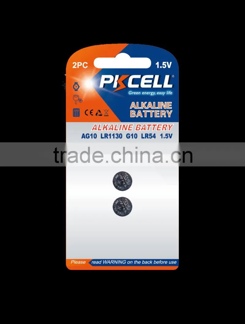 AG10 Alkaline button battery 75mAh battery manufacturer