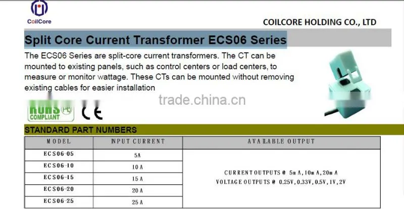 Split Core Current Transformer
