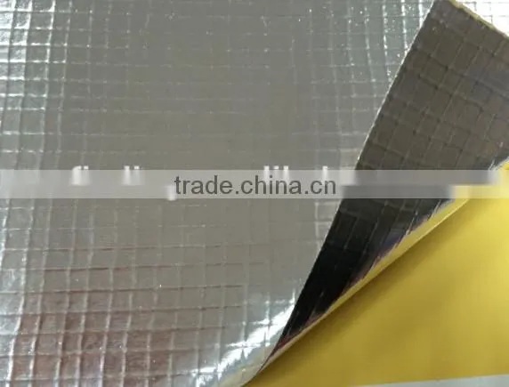 Reinforced aluminum foil scrim kraft (8 layers)/aluminum foil kraft paper laminate