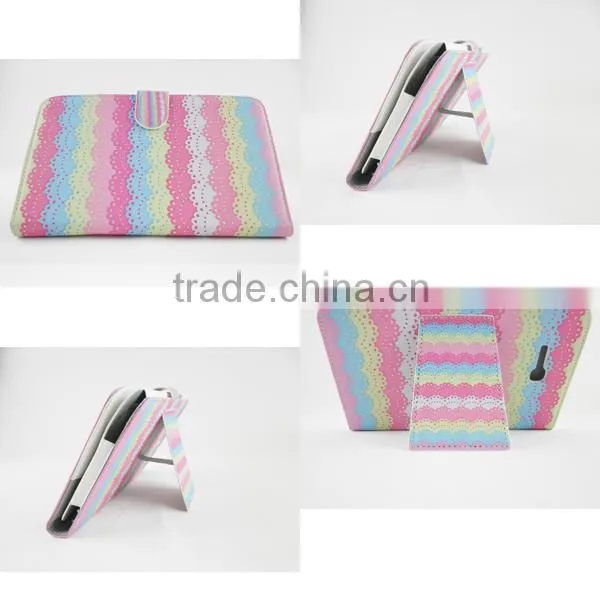 for Samsung Galaxy Tab 3 Lite T110 tablet case stand function customized design 2014 hot selling