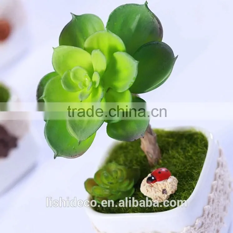 Home Garden Decoration Artificial Succulent Pots Wholesale Bonsai Pot