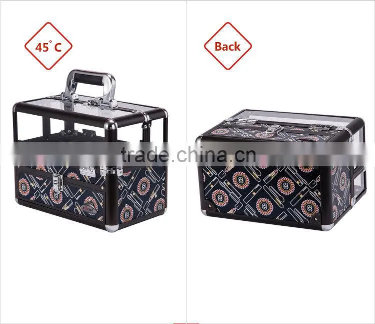 2015 New Products Aluminum Nail Polish Case Storage