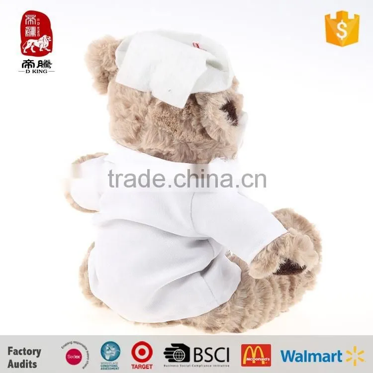 Wholesale stuffed animals wearing clothes Teddy Bear doctor