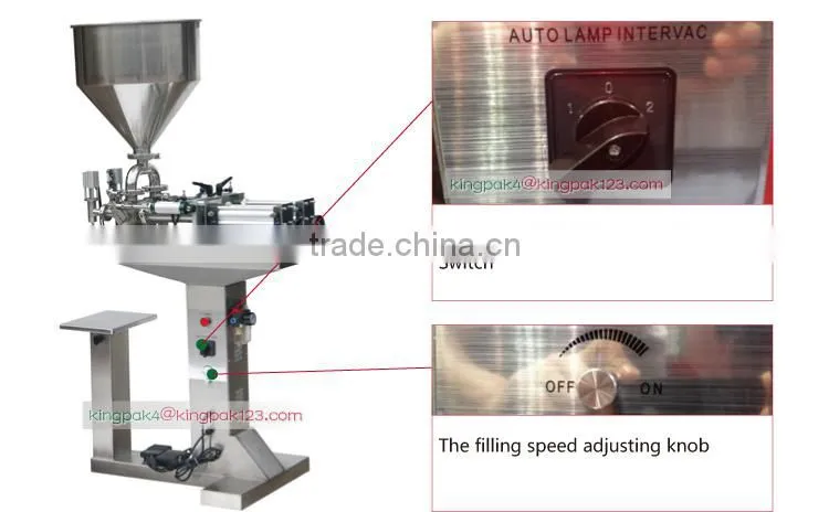 HP-CD Double Heads Piston Manual Paste Filling Machine