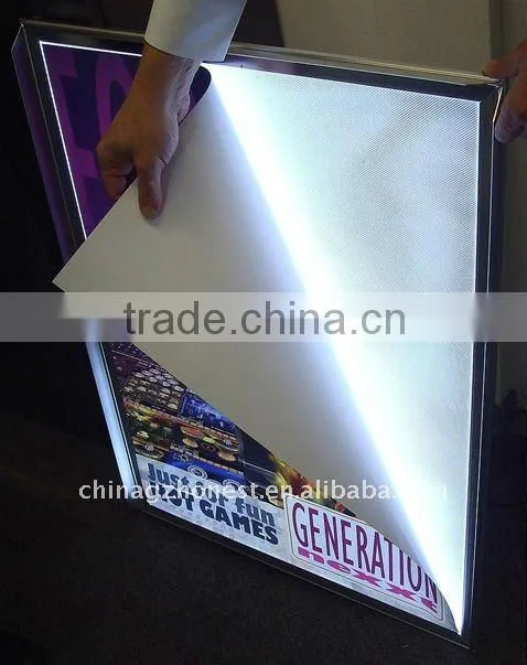 Aluminium clip frame super slim led display