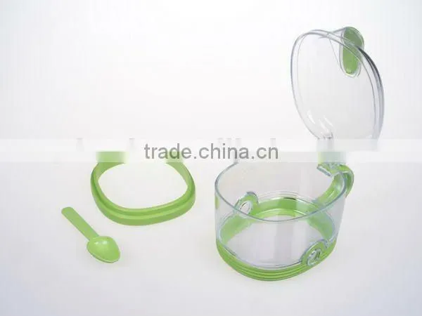 A085 new kitchen utensil plastic spice jar set fot sugar salt (3 box)