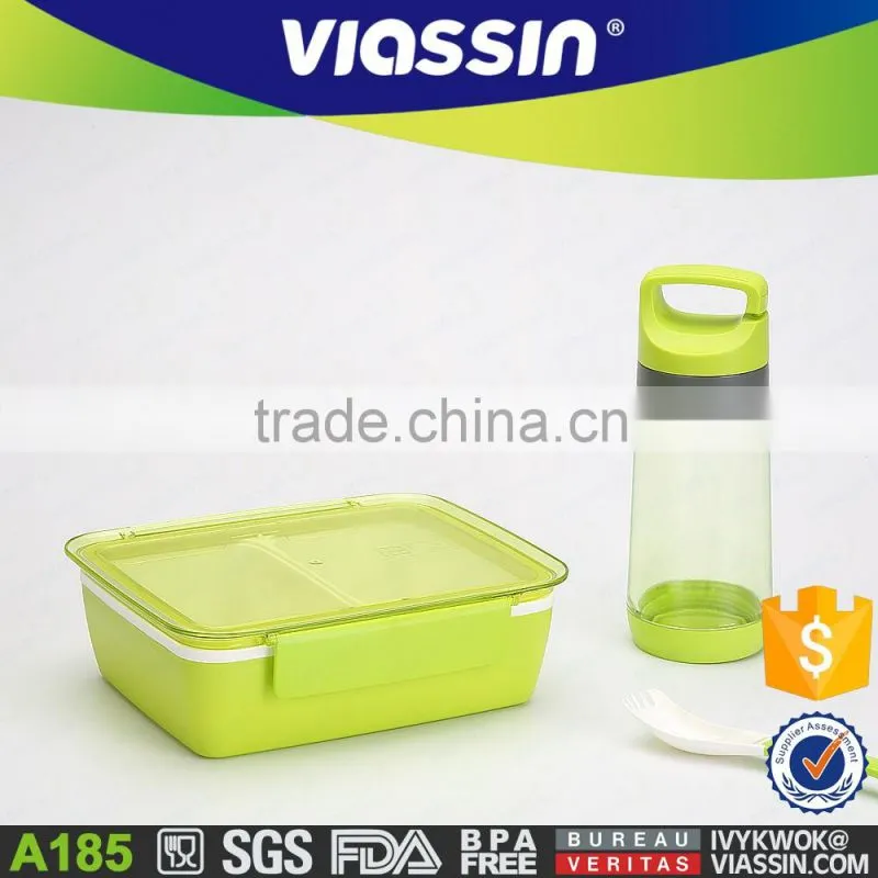 A185 2 compartment Food grade PP design your own lunch box OEM accepted