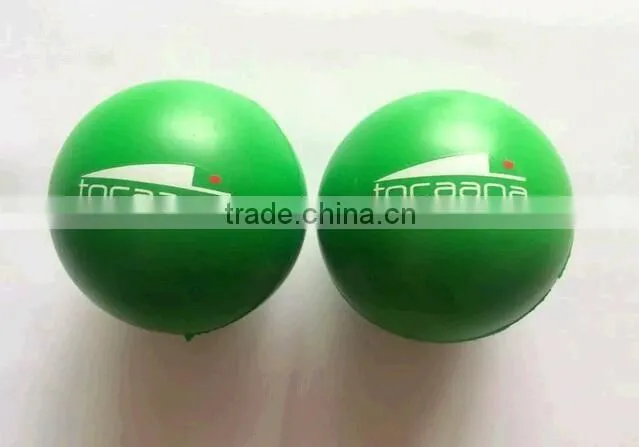 cheap custom logo pu foam round stress ball