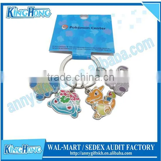 Heart shape classic promotional car keychain