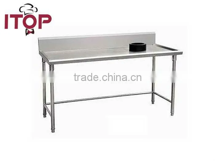 Hot Sale Kitchen Stainless Steel Work Table With Wheels