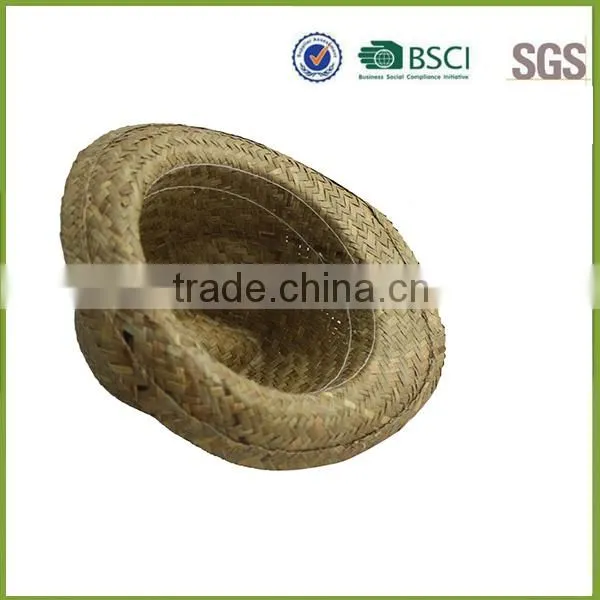 handmade custom chinese boate straw boater hat