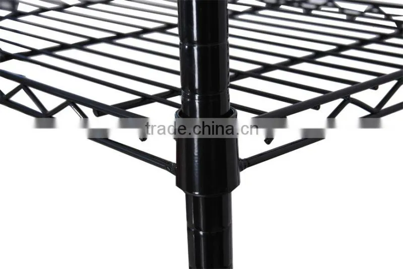 RH-HZM53-12020 five layers metal wire shelf Wire shelving rack 1200*530*2000mm commodity shelf wire mesh rack