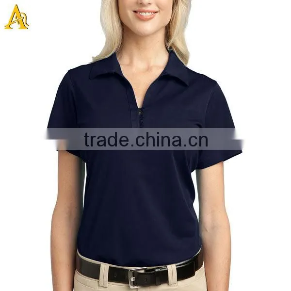 navy blue polo shirts for women