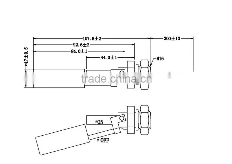 SUS Horizontal Water Level Switch - SMS-01