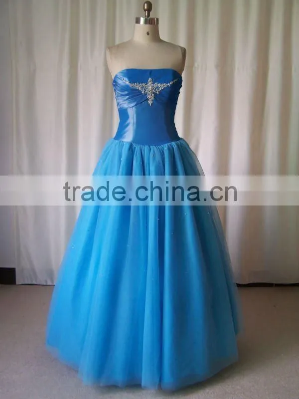 Wedding Quinceanedra Dresses Party Shiny Evening Dresses With Beads